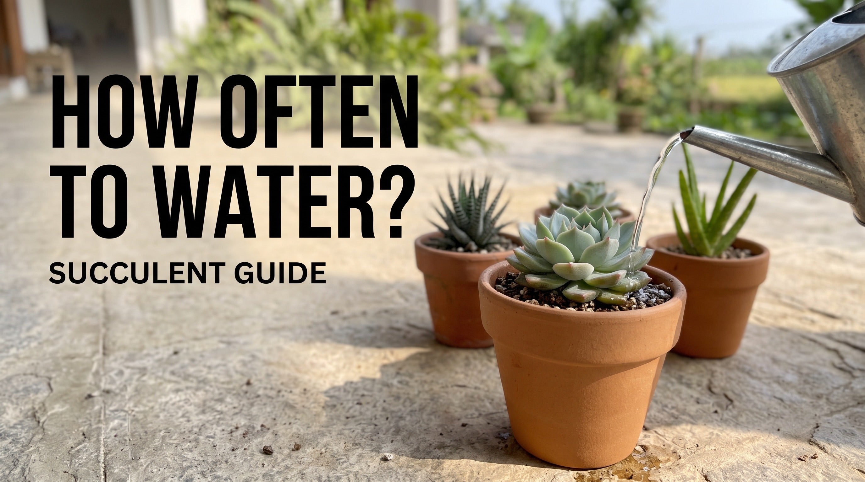 How Often Should You Water Succulents? A Simple Guide