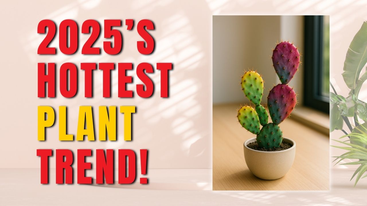 Rare Opuntia Joseph's Coat Cactus  2025's Hottest Plant Trend