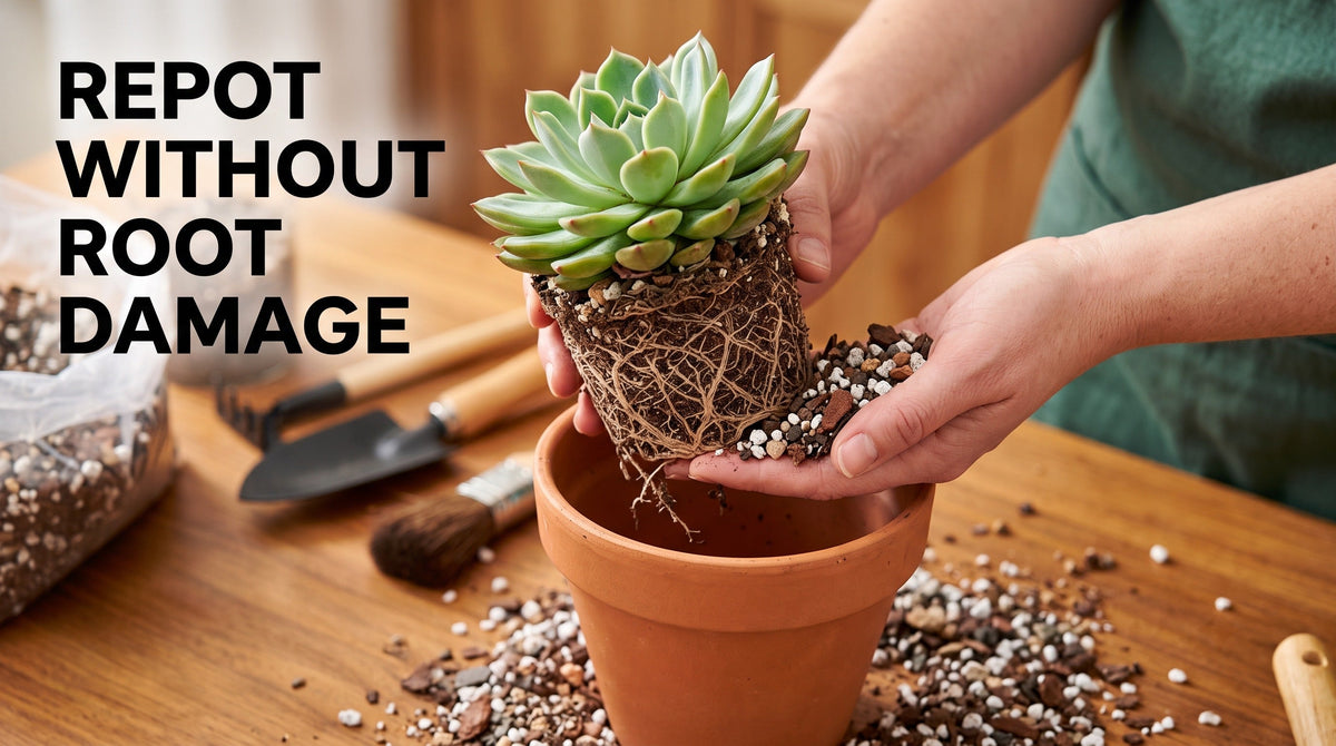 How to Repot Succulents Without Damaging Their Roots