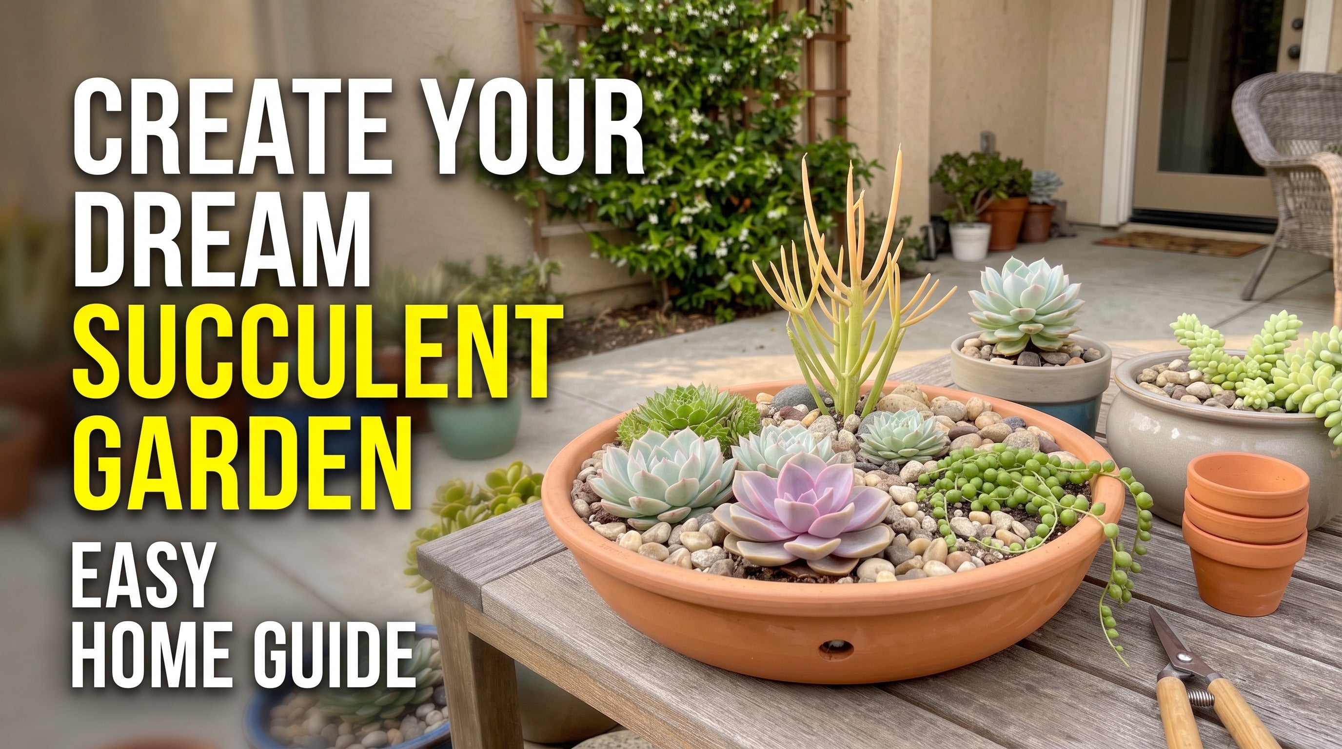 How to Create a Beautiful Succulent Garden at Home