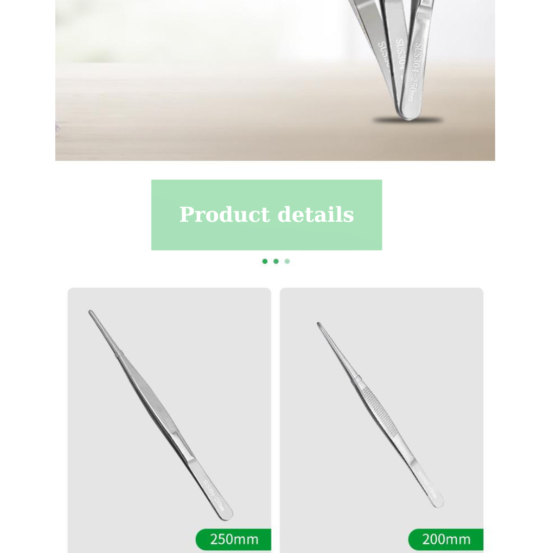 304 Stainless Steel Succulent Tweezers
