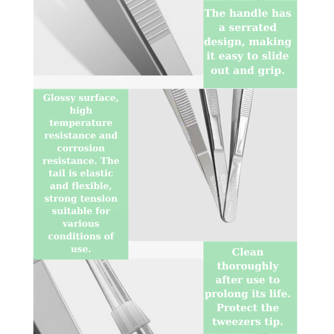 304 Stainless Steel Succulent Tweezers