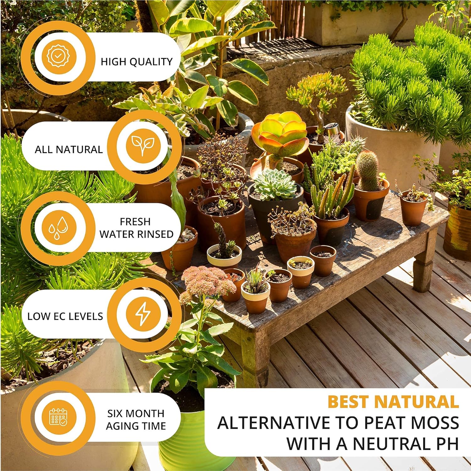 Organic Coco Coir Peat Block 10lb