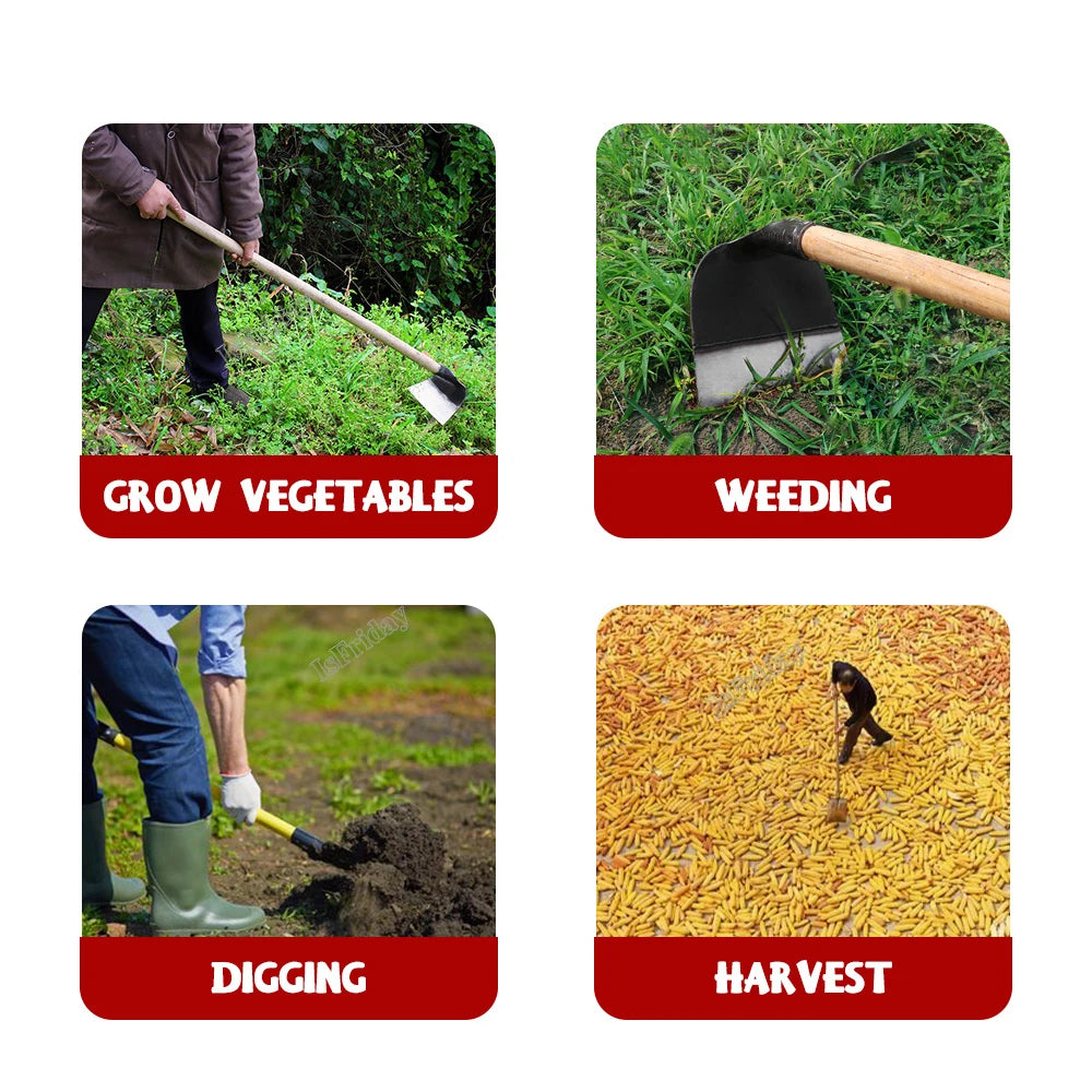 Manganese Steel Garden Hoe