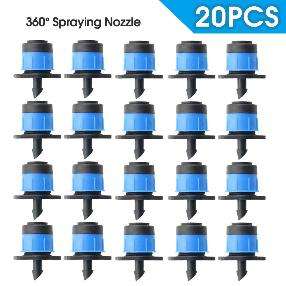 20PCS 0-80L 360° Vortex Rotating Nozzles