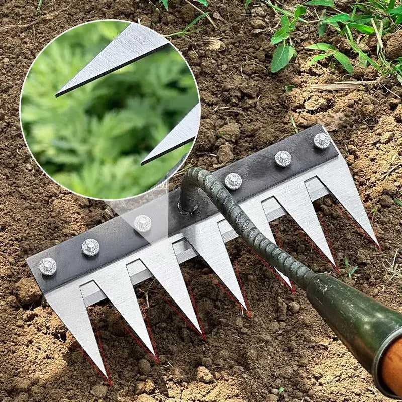 5/6/7/8 Teeth Garden Weeding Rake