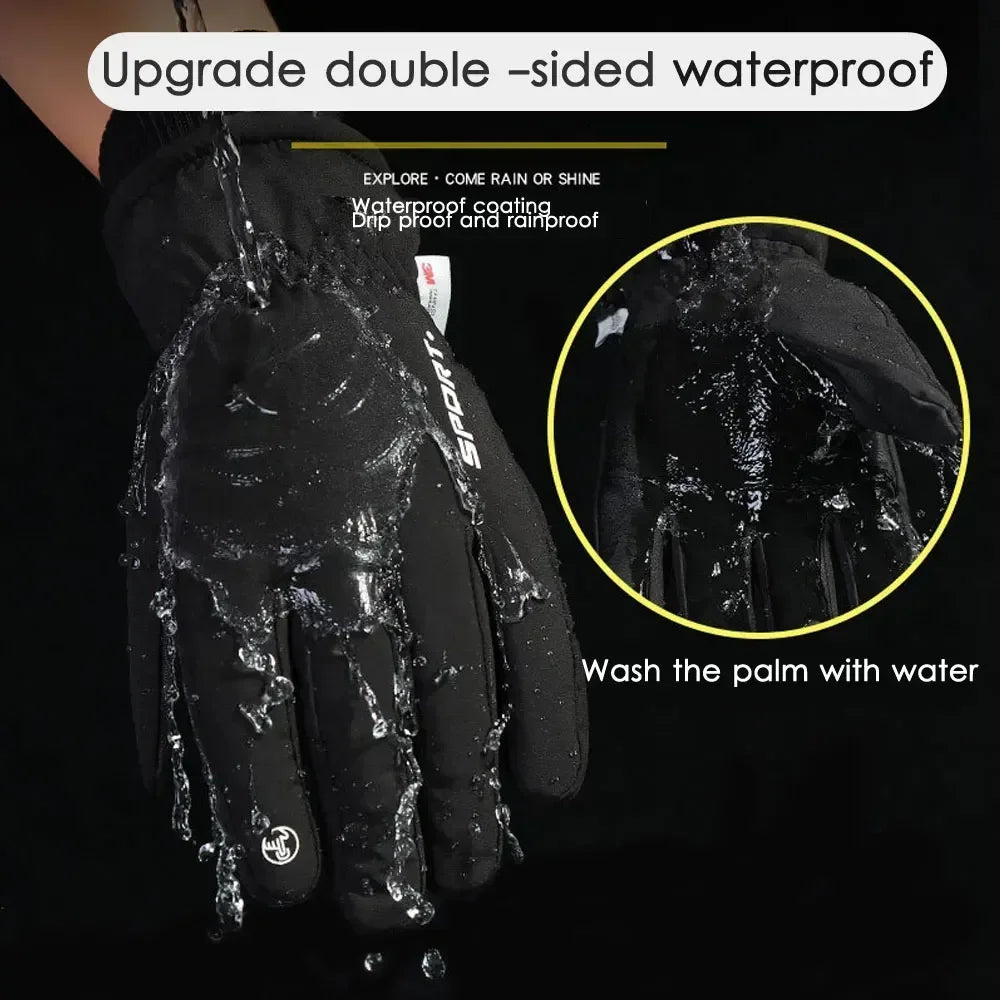 Men's Winter Waterproof Touchscreen Gloves