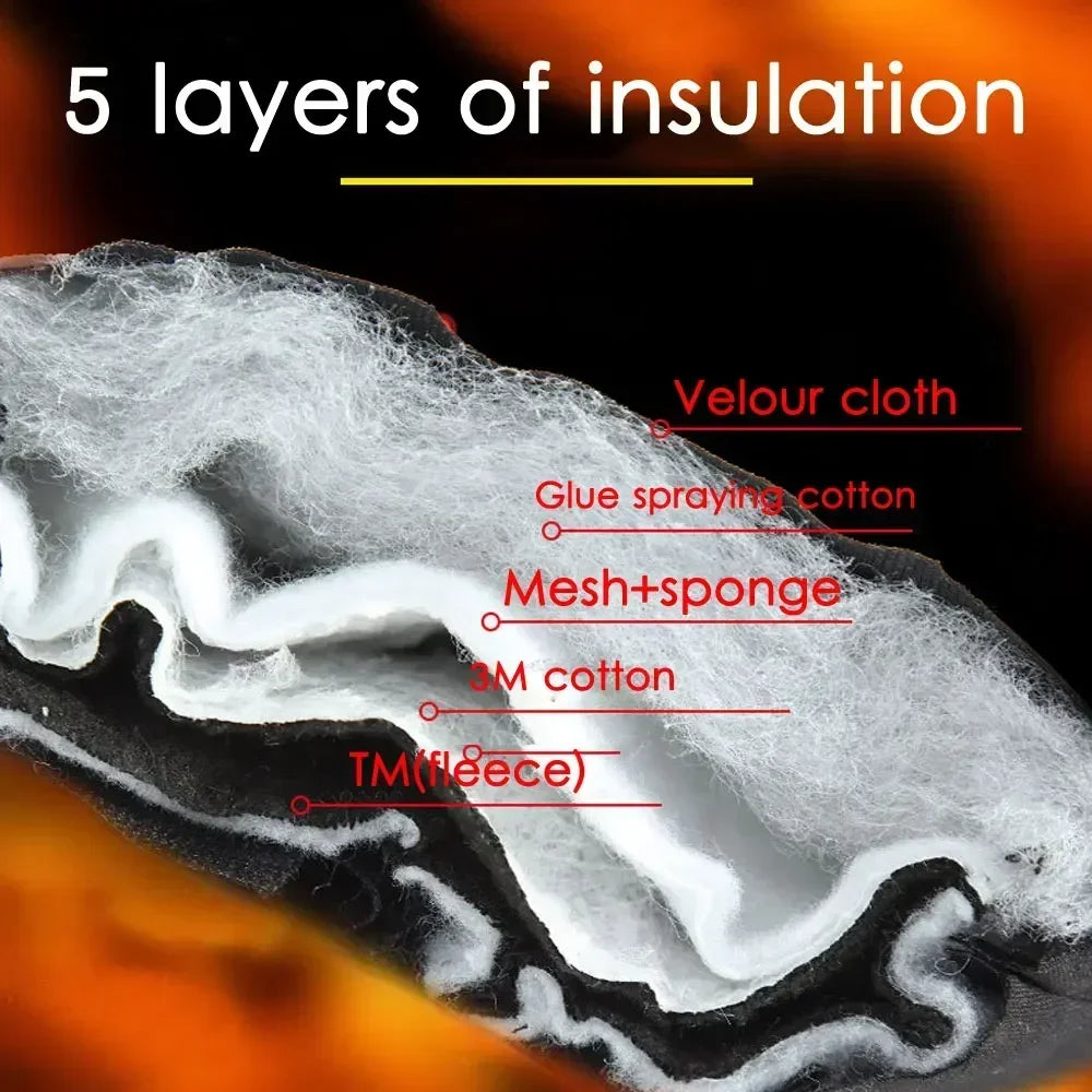 Men's Winter Waterproof Touchscreen Gloves