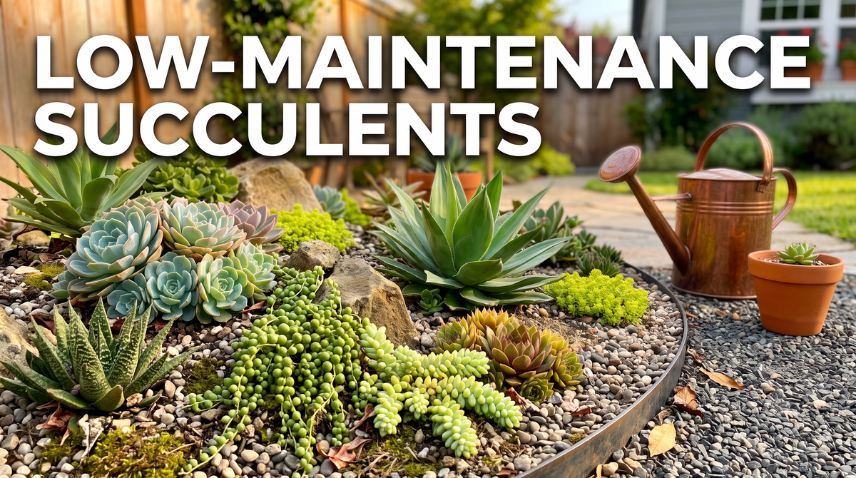 How to Build a Low-Maintenance Succulent Garden