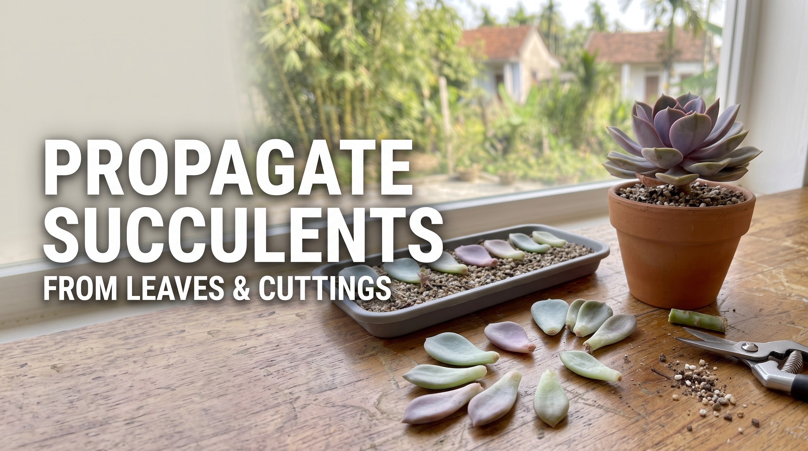 How to Propagate Succulents from Leaves and Cuttings