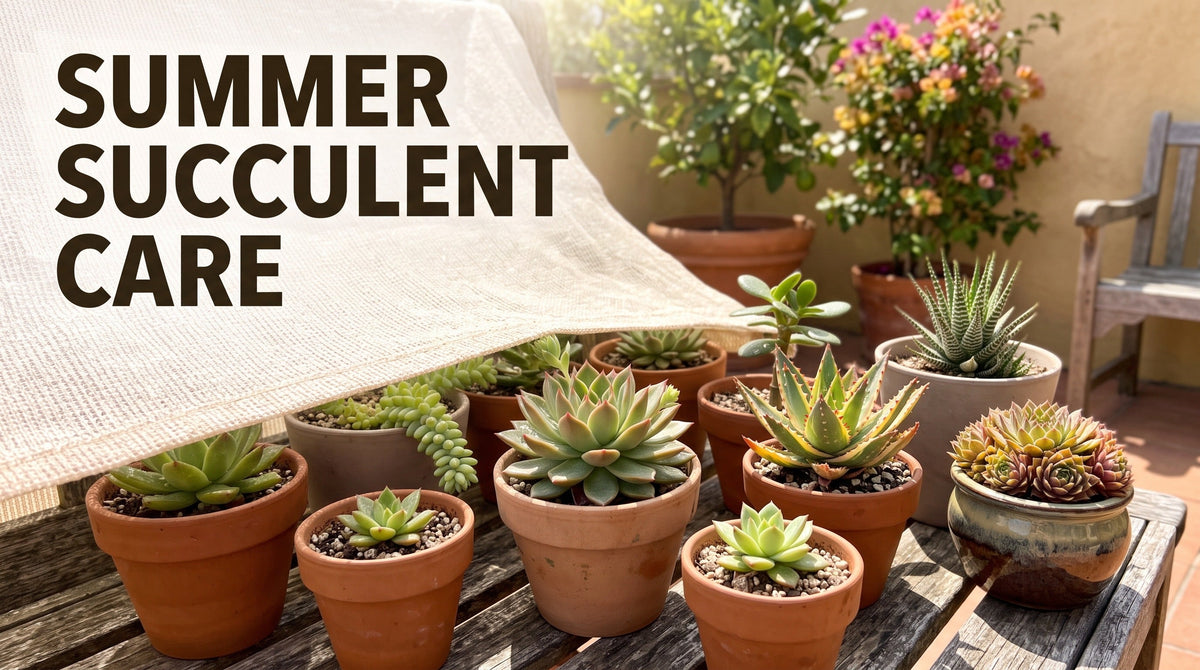 How to Care for Succulents in Summer: Heat and Sun Protection