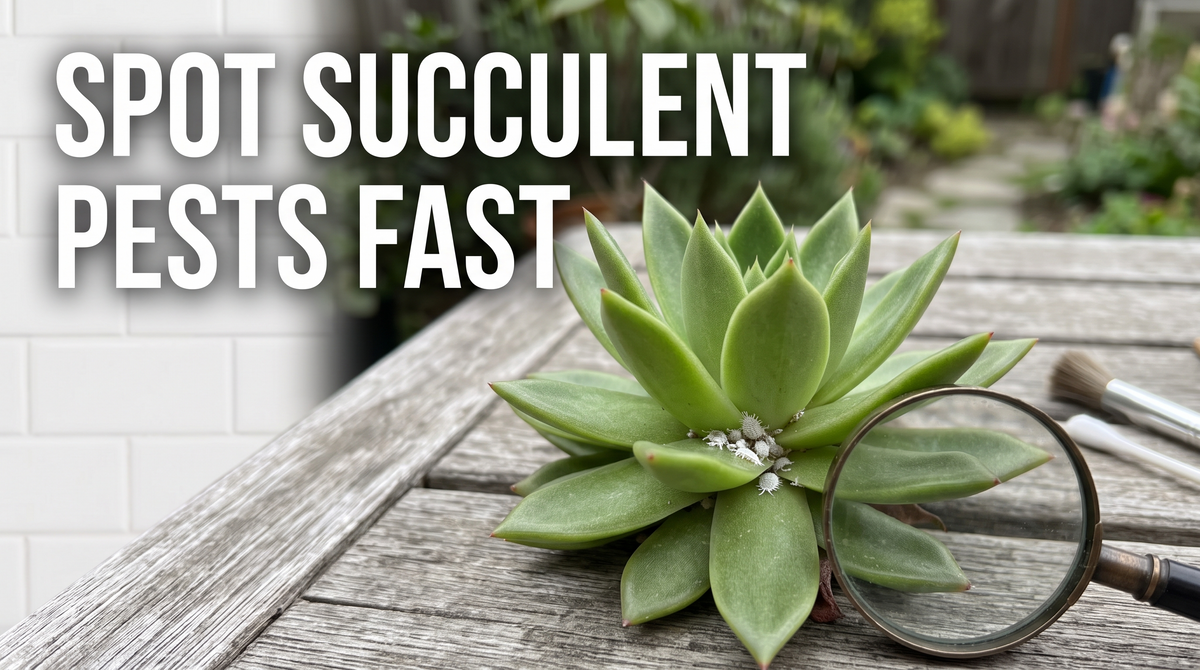 How to Identify and Treat Common Succulent Pests