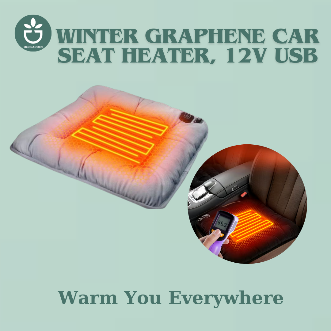 Winter Graphene Car Seat Heater, 12V USB