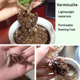 2~5mm 50g 0.5L Vermiculite Light lNutrient Soil Plant Nursery Breathable Loose Land Substrate