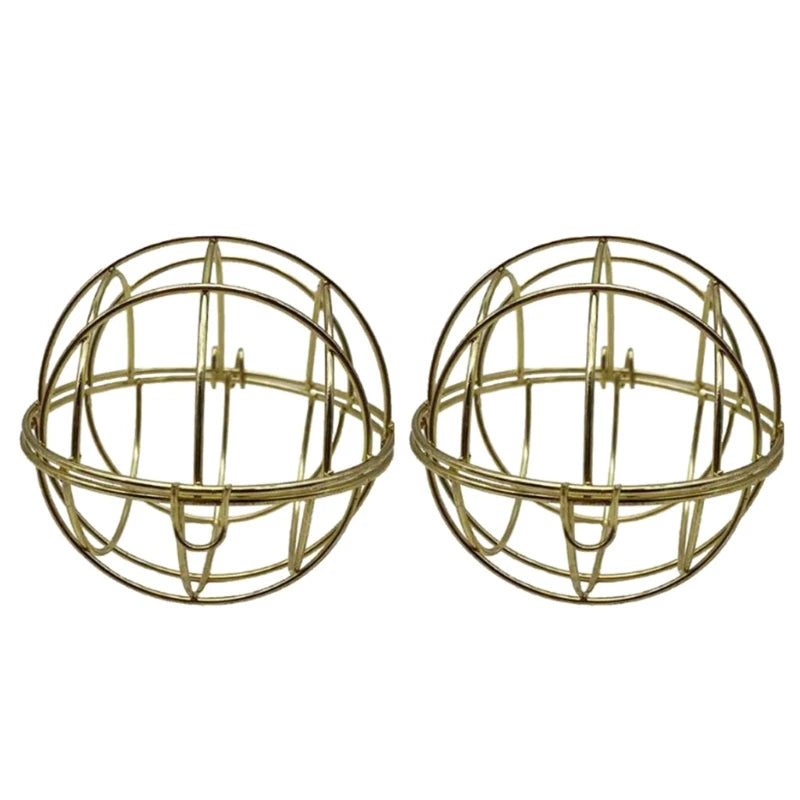 succulent ball for sale Succulent creative ball Gold without chain 2pcs