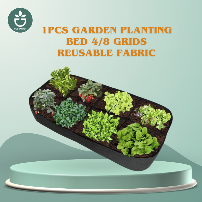 1Pcs Garden Planting Bed 4/8 Grids Reusable Fabric
