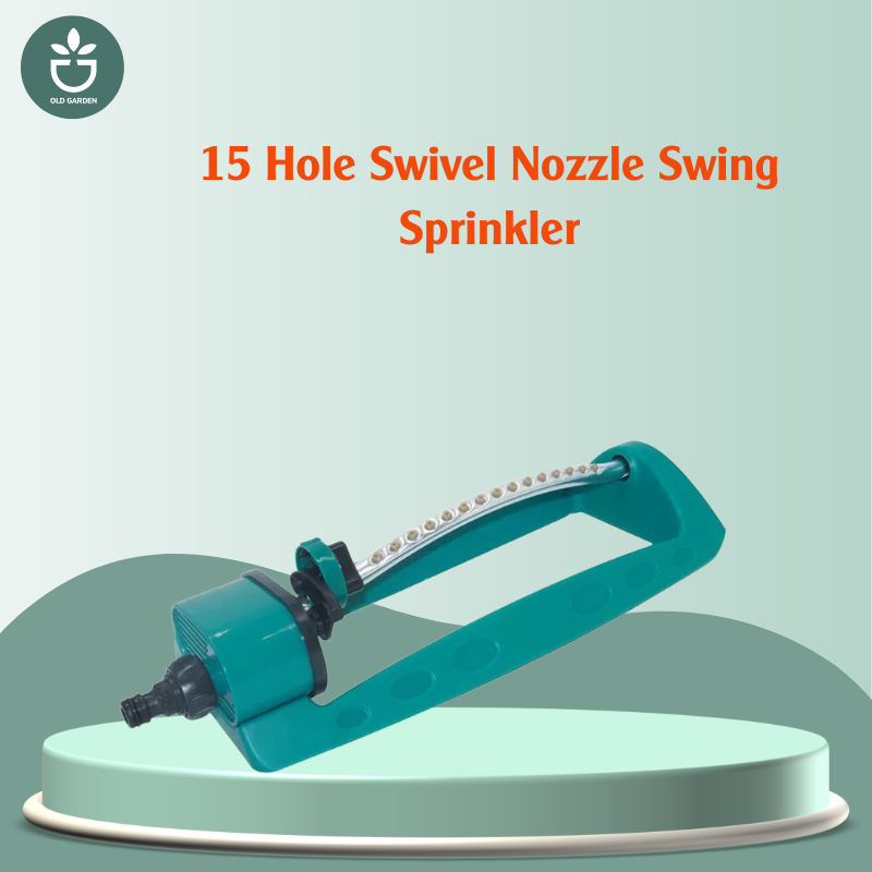15 Hole Swivel Nozzle Swing Sprinkler