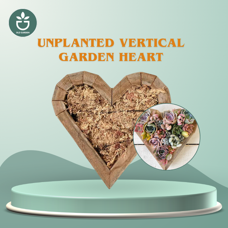 Unplanted Vertical Garden Heart