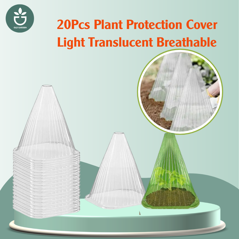 20Pcs Plant Protection Cover Light Translucent Breathable