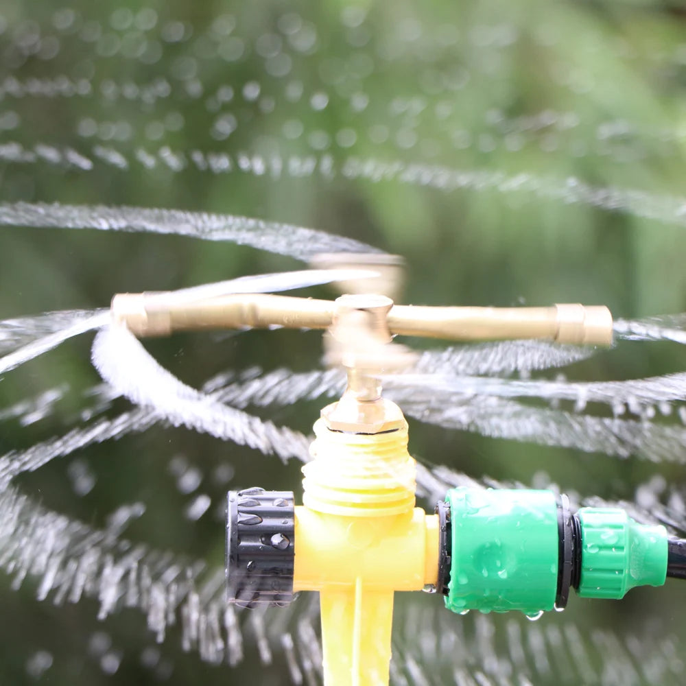 Rotating water sprinkler nozzle