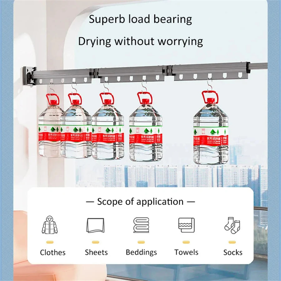 Wall-Mount Foldable Drying Rack