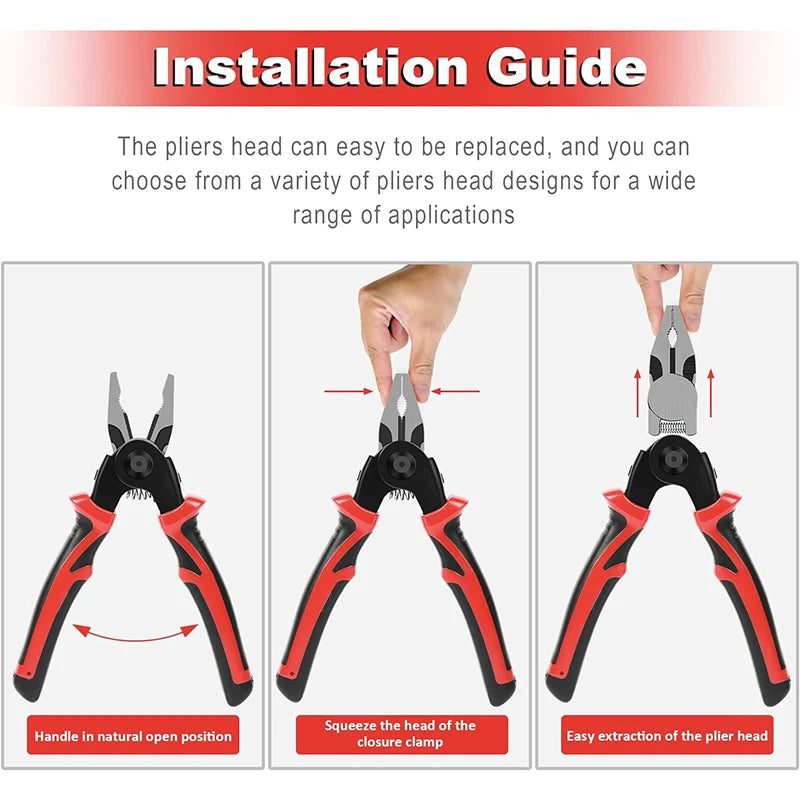 5-in-1 Multifunctional Quick-Change Pliers Set