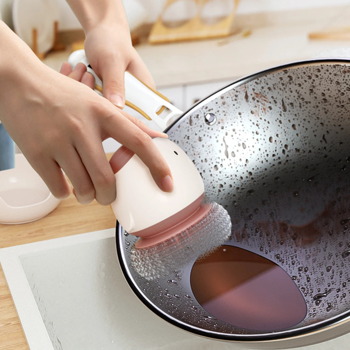 Soap Dispensing Dish Brush