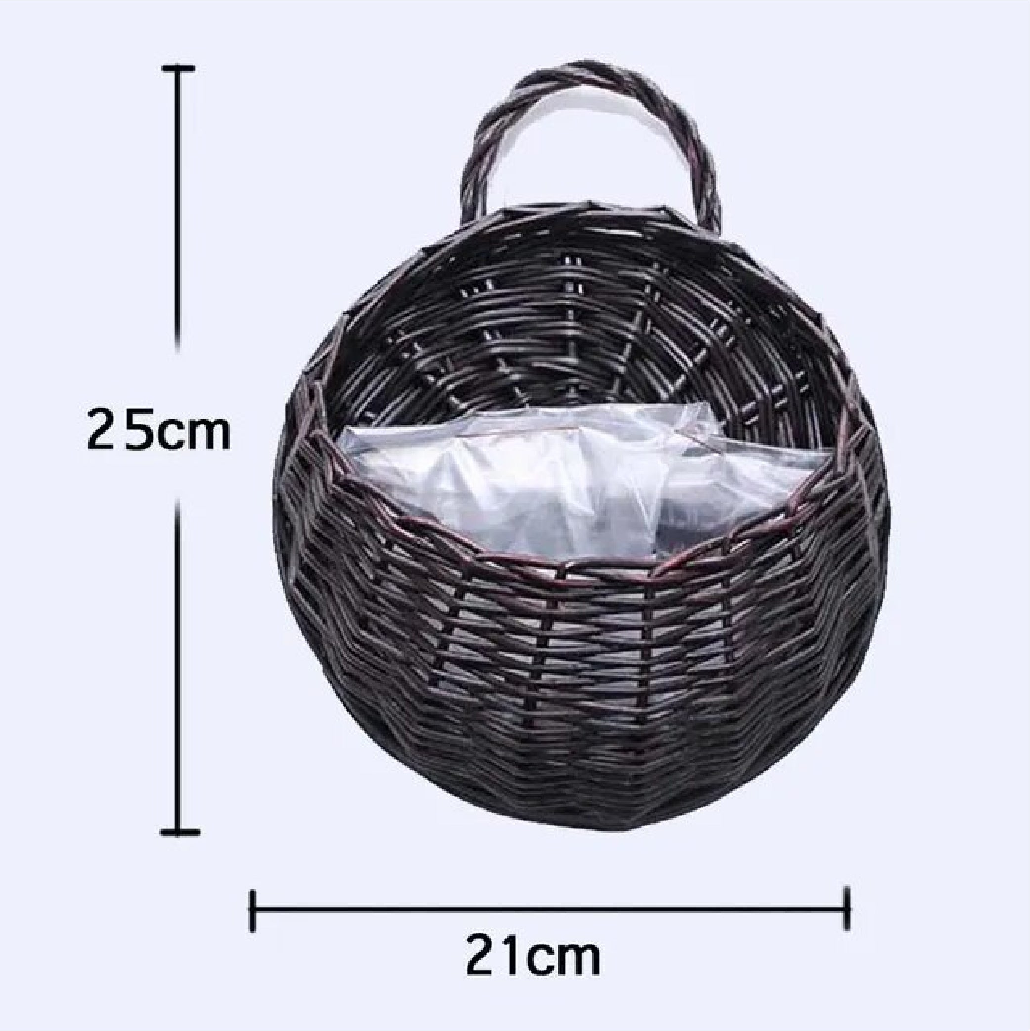 Hand Made Wicker Rattan Flower Planter