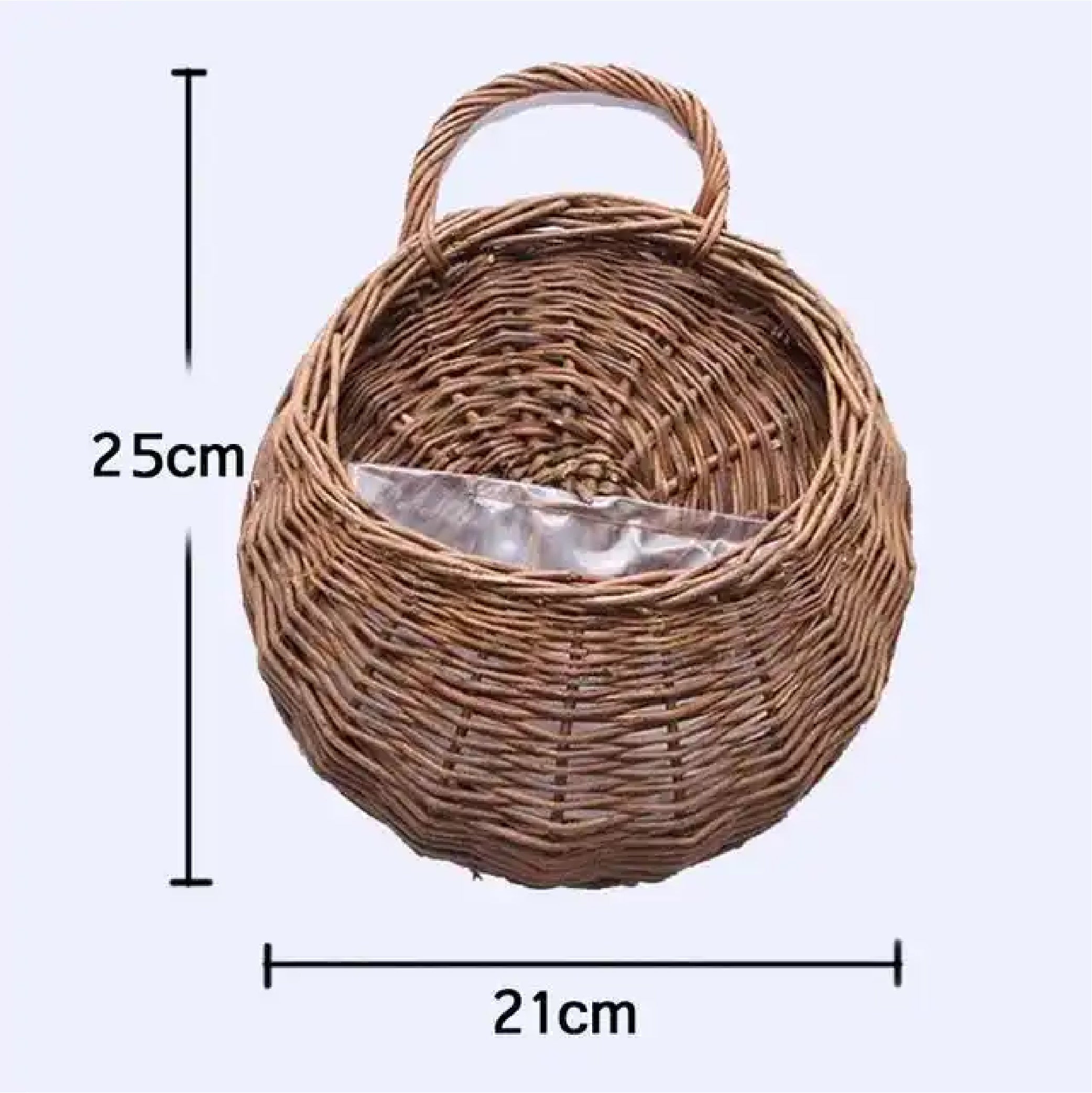 Hand Made Wicker Rattan Flower Planter