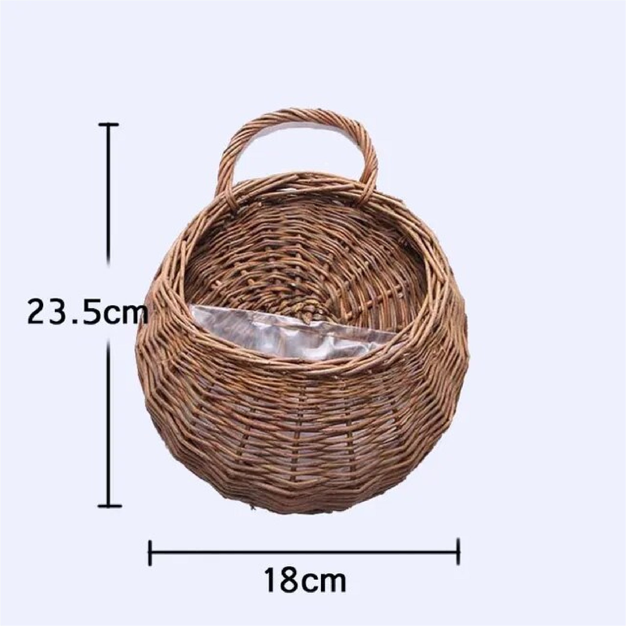 Hand Made Wicker Rattan Flower Planter