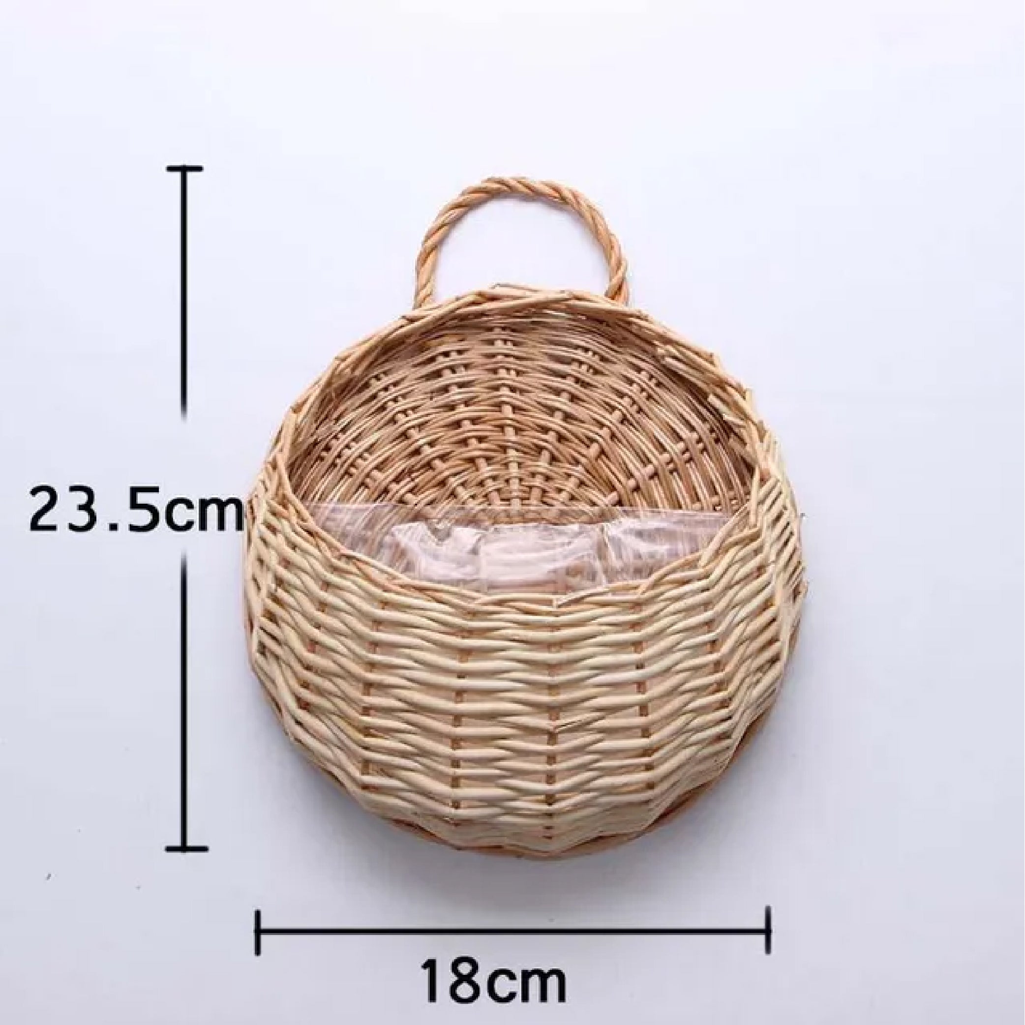 Hand Made Wicker Rattan Flower Planter