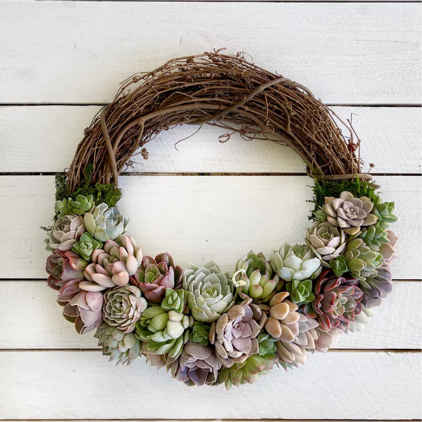 Emilee Grapevine Wreath Trimmed