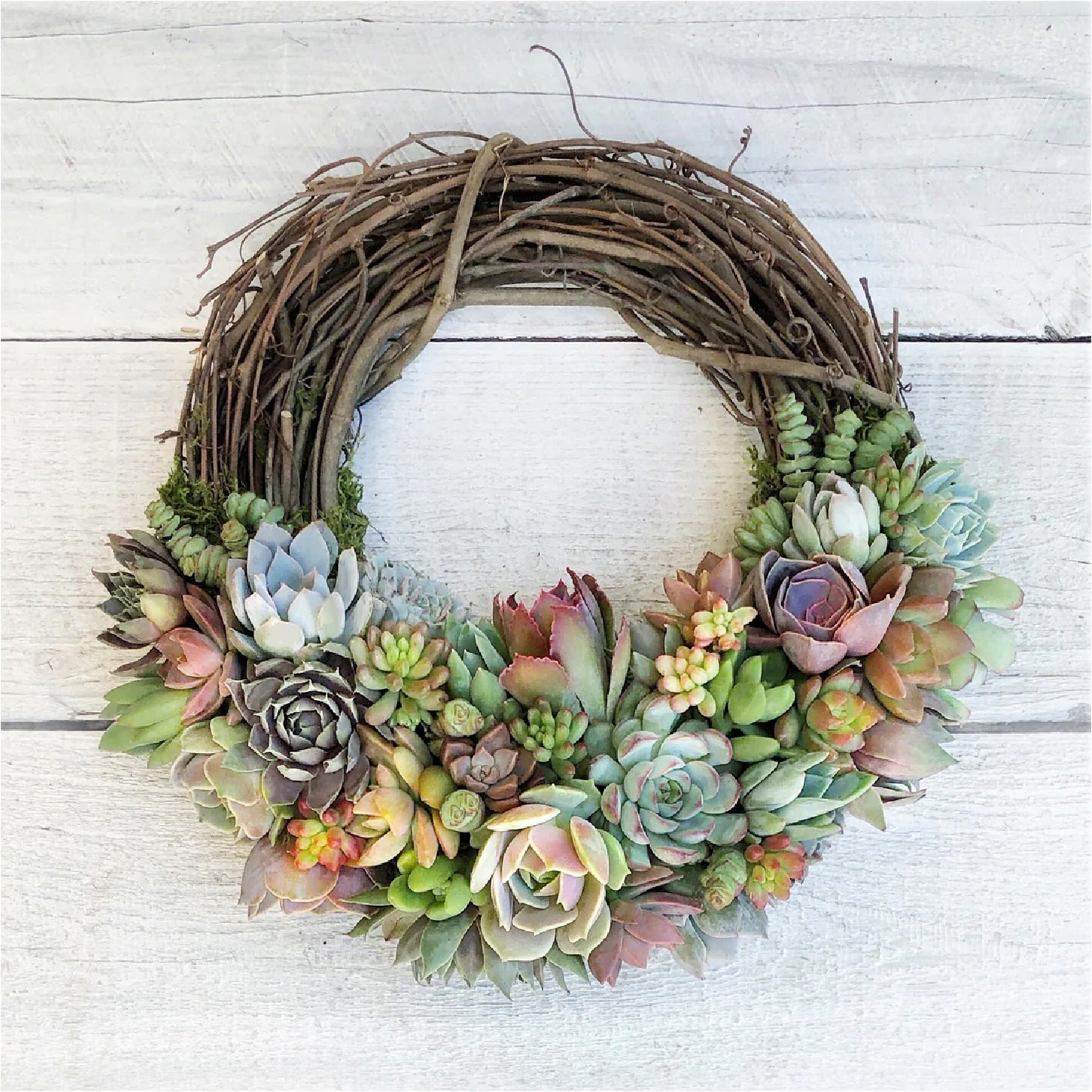 Emilee Grapevine Wreath Trimmed