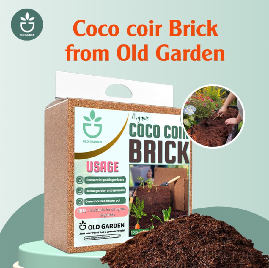 Coco coir brick from Old Garden