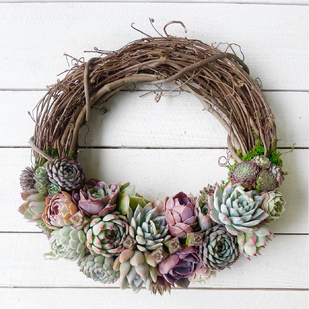 Emilee Grapevine Wreath Trimmed